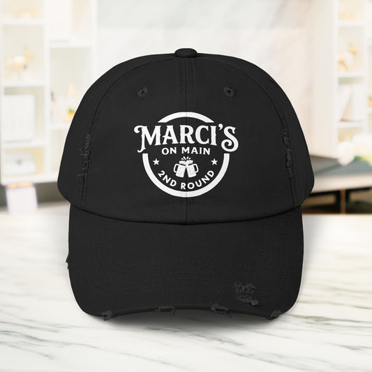 Marci's on Main 2nd Round Unisex Distressed Cap